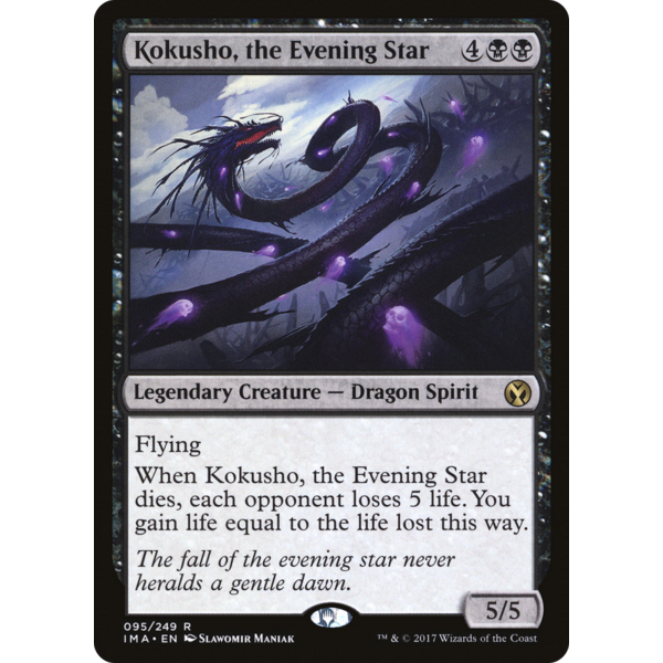 Magic: The Gathering Kokusho, the Evening Star (095) Lightly Played