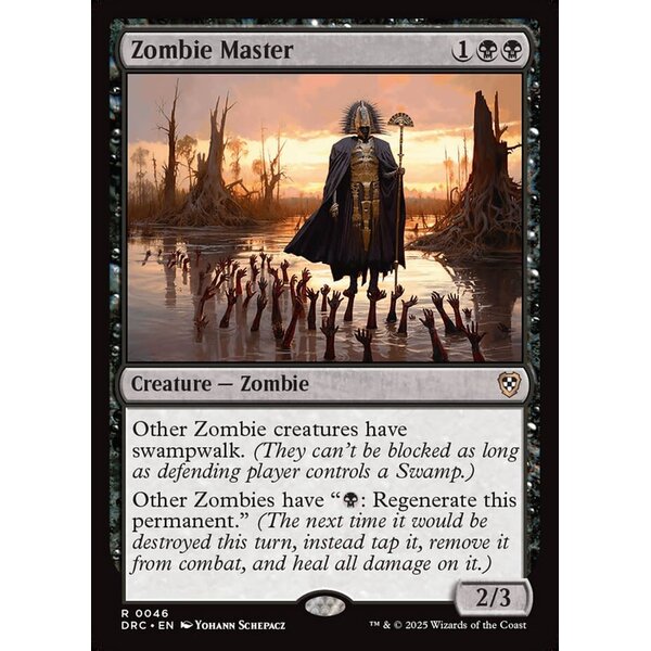 Magic: The Gathering Zombie Master (046) Lightly Played