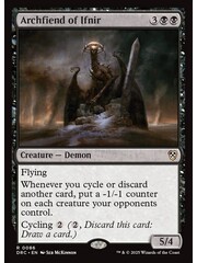 Magic: The Gathering Archfiend of Ifnir (086) Lightly Played