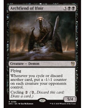 Magic: The Gathering Archfiend of Ifnir (086) Lightly Played