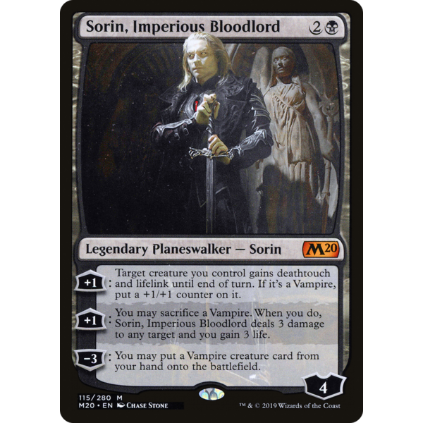 Magic: The Gathering Sorin, Imperious Bloodlord (115) Lightly Played