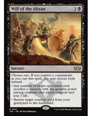 Magic: The Gathering Will of the Abzan (031) Lightly Played