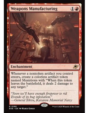 Magic: The Gathering Weapons Manufacturing (168) Lightly Played
