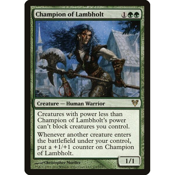 Magic: The Gathering Champion of Lambholt (171) Lightly Played