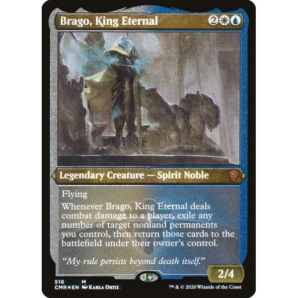 Magic: The Gathering Brago, King Eternal (Foil Etched) (516) Lightly Played Foil