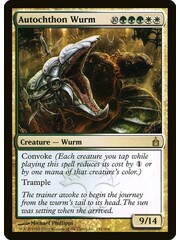 Magic: The Gathering Autochthon Wurm (191) Lightly Played