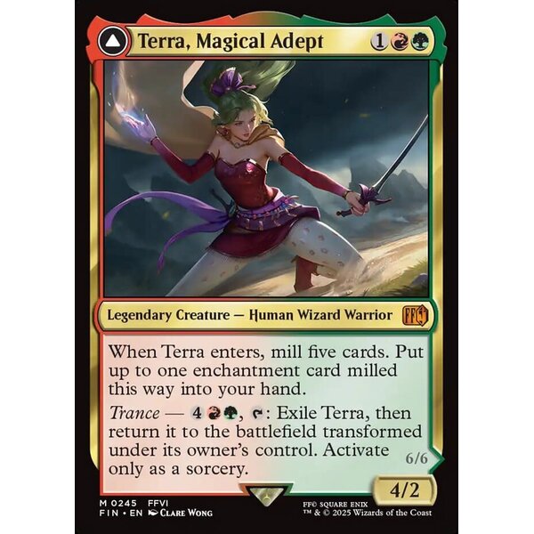 Magic: The Gathering Terra, Magical Adept (245) Lightly Played Foil