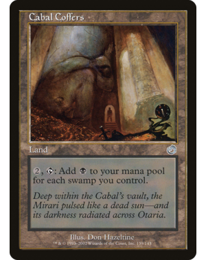 Magic: The Gathering Cabal Coffers (139) Moderately Played