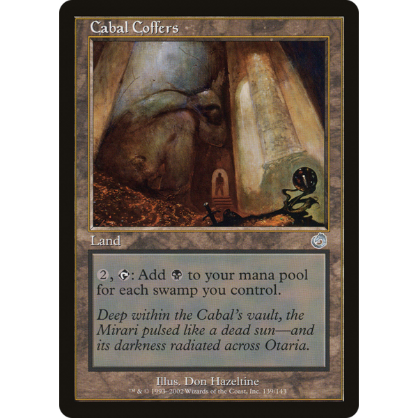 Magic: The Gathering Cabal Coffers (139) Moderately Played