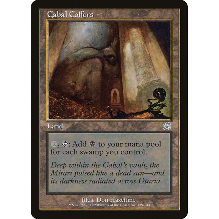 Magic: The Gathering Cabal Coffers (139) Moderately Played
