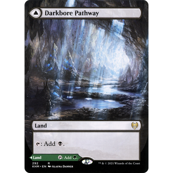 Magic: The Gathering Darkbore Pathway (Borderless) (292) Lightly Played Foil