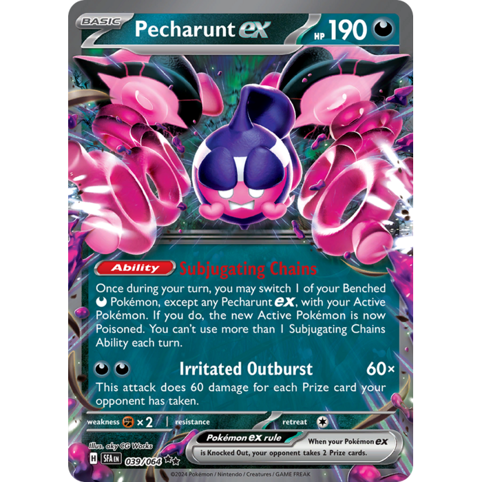 Pokemon Pecharunt ex (039) Lightly Played Holofoil