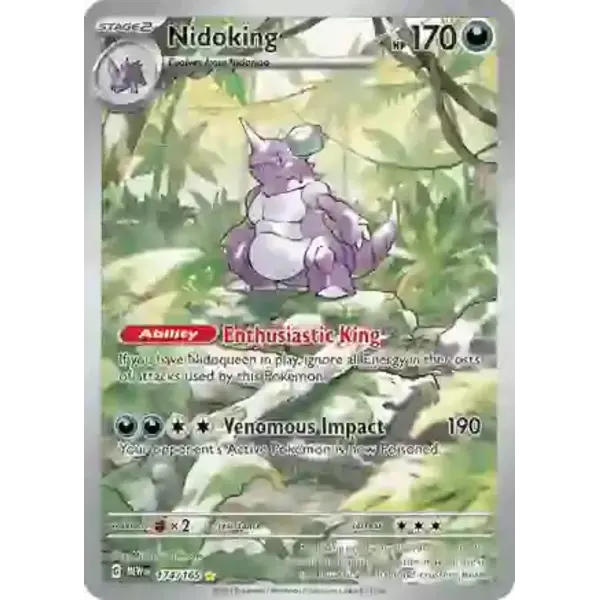 Pokemon Nidoking (174) Lightly Played Holofoil