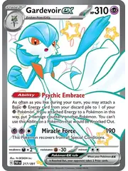 Pokemon Gardevoir ex (217) Lightly Played Holofoil