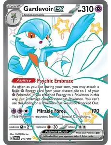 Pokemon Gardevoir ex (217) Lightly Played Holofoil