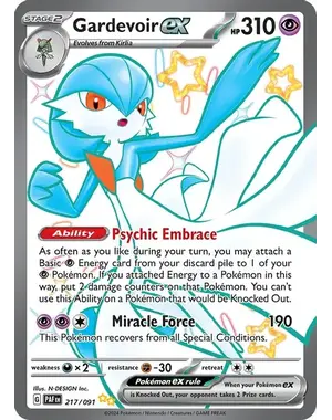 Pokemon Gardevoir ex (217) Lightly Played Holofoil
