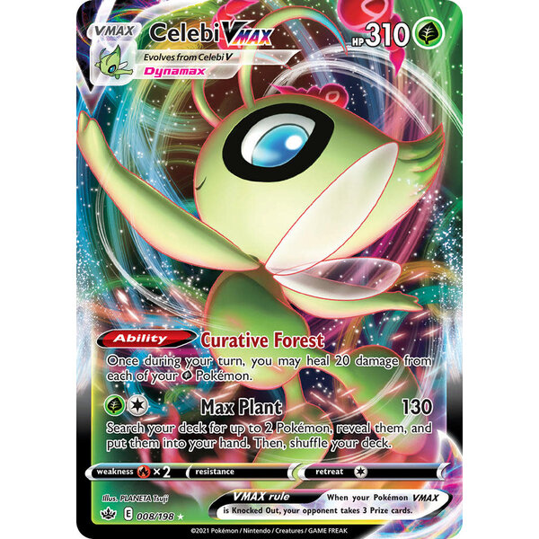 Pokemon Celebi VMAX (008) Lightly Played Holofoil