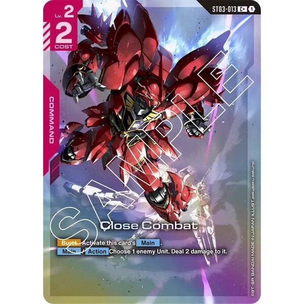Bandai Close Combat (C+) (ST03-013) Near Mint
