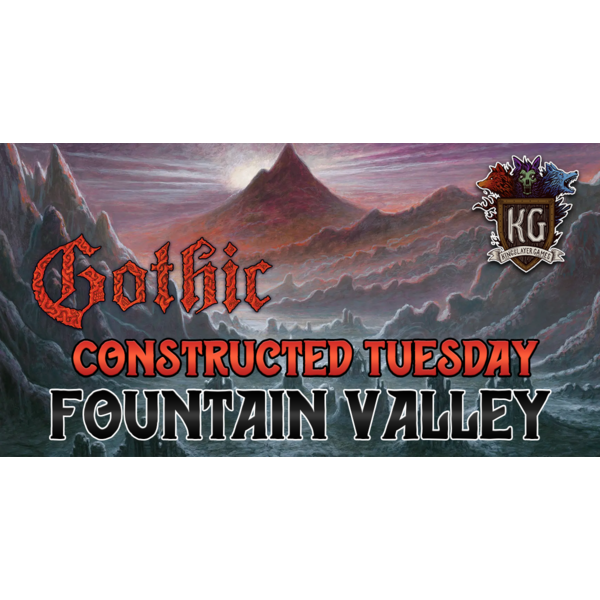 Erik's Curiosa Limited 12/30/25 Fountain Valley Sorcery Constructed Tuesday 7 PM