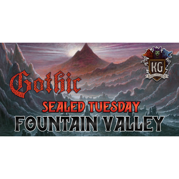 Erik's Curiosa Limited 12/23/25 Fountain Valley Tuesday Sorcery Gothic Draft 7 PM