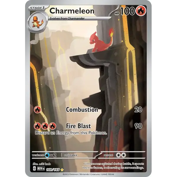 Pokemon Charmeleon (169) Lightly Played Holofoil