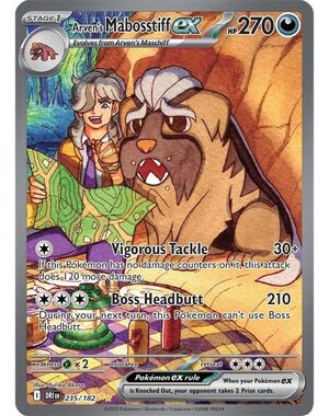 Pokemon Arven's Mabosstiff ex (235) Lightly Played