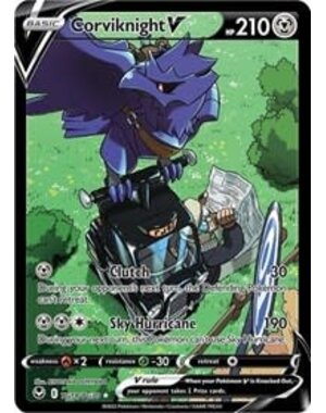 Pokemon Corviknight V (TG18) Lightly Played