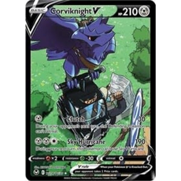 Pokemon Corviknight V (TG18) Lightly Played