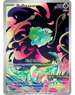 Pokemon Bulbasaur (Mega Evolution Stamped) (133) Lightly Played Holofoil