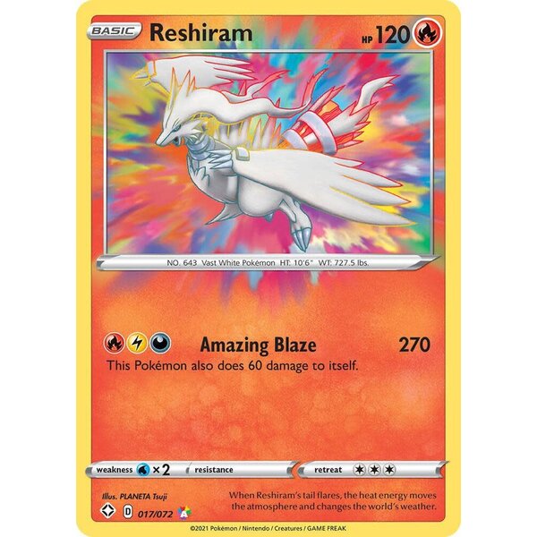 Pokemon Reshiram (017) Lightly Played