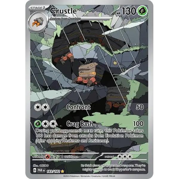 Pokemon Crustle (183) Lightly Played