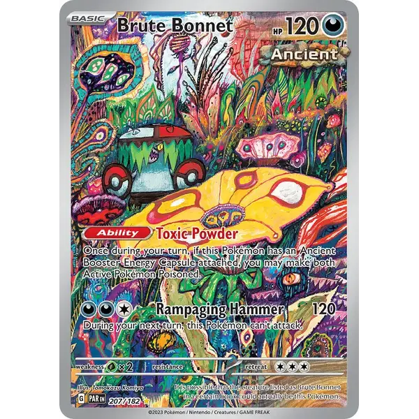 Pokemon Brute Bonnet (207) Lightly Played