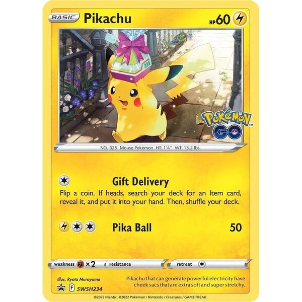 Pokemon Pikachu (SWSH234) Lightly Played Holofoil