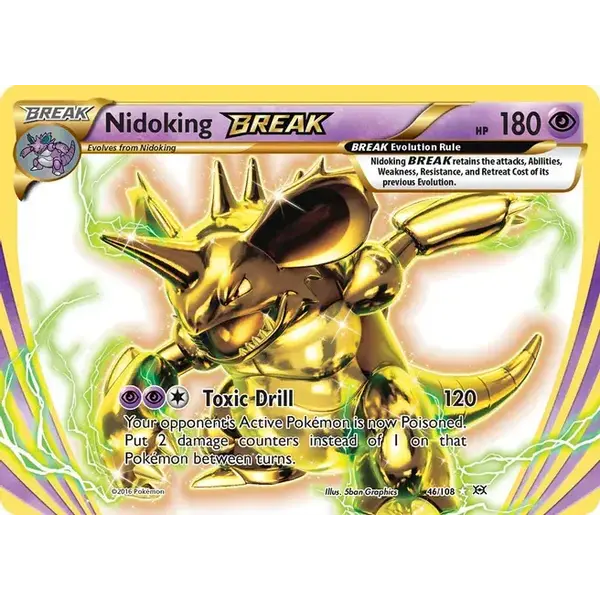 Pokemon Nidoking BREAK (046) Lightly Played