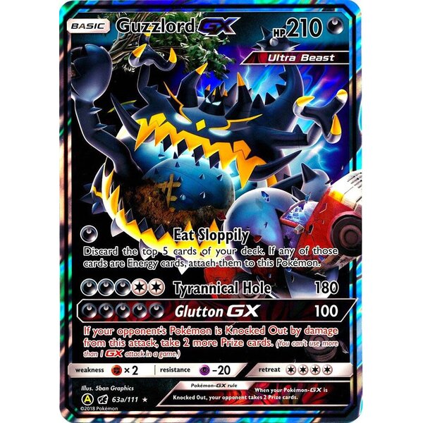 Pokemon Guzzlord GX (063a) Lightly Played