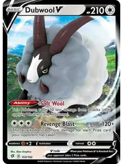 Pokemon Dubwool V (153) Lightly Played