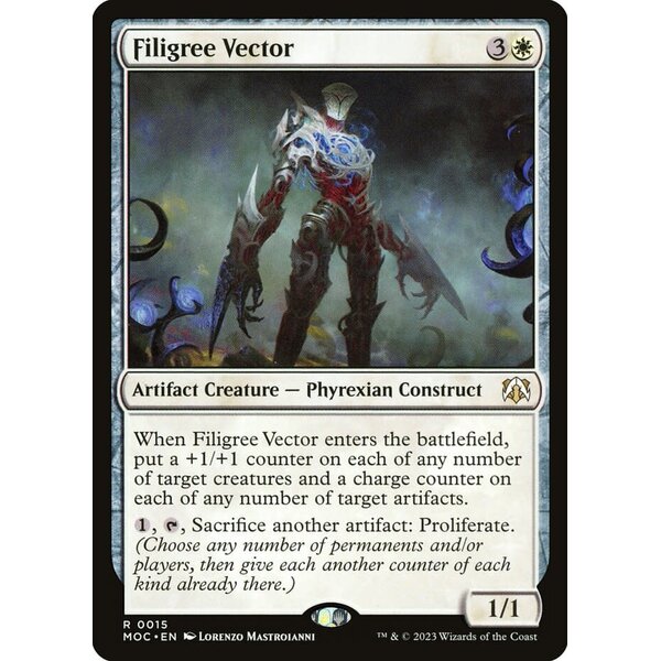 Magic: The Gathering Filigree Vector (015) Lightly Played