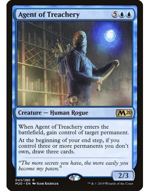Magic: The Gathering Agent of Treachery (043) Lightly Played
