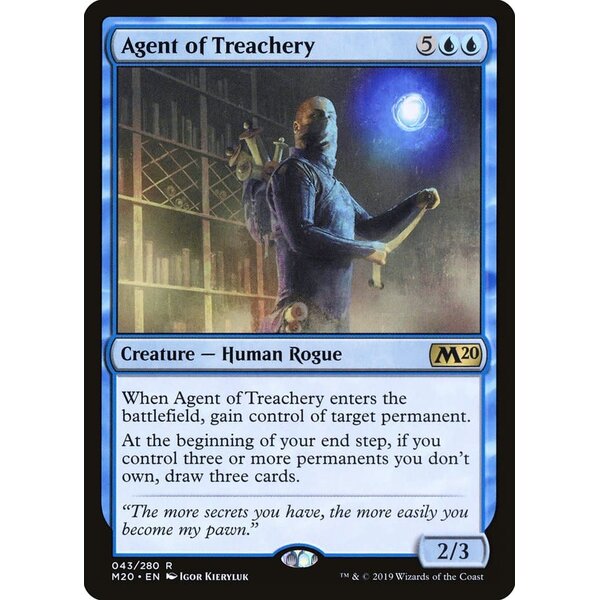 Magic: The Gathering Agent of Treachery (043) Lightly Played