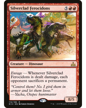 Magic: The Gathering Silverclad Ferocidons (115) Lightly Played