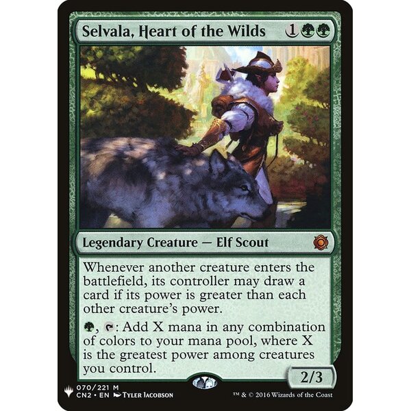Magic: The Gathering Selvala, Heart of the Wilds (070) Lightly Played
