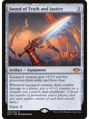 Magic: The Gathering Sword of Truth and Justice (229) Lightly played