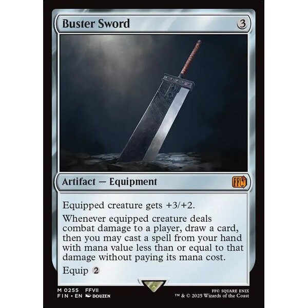 Magic: The Gathering Buster Sword (255) Lightly Played