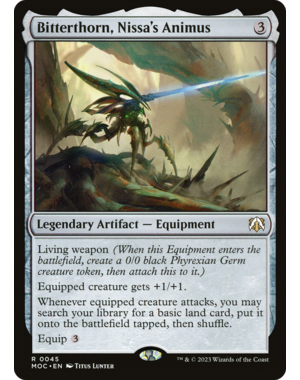 Magic: The Gathering Bitterthorn, Nissa's Animus (045) Lightly Played