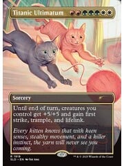 Magic: The Gathering Titanic Ultimatum (1918) Lightly Played Foil