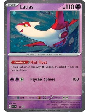 Pokemon Latias (Cosmo Holo) (SVP139) Lightly Played