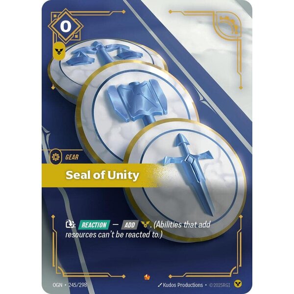 UVS Games Seal of Unity (245) Lightly Played
