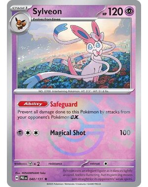 Pokemon Sylveon (Poke Ball Pattern) (040) Lightly Played Holofoil
