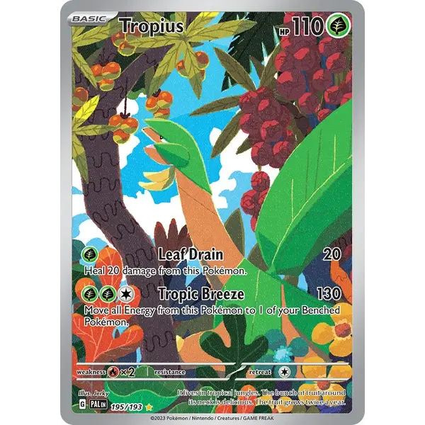 Pokemon Tropius (195) Lightly Played