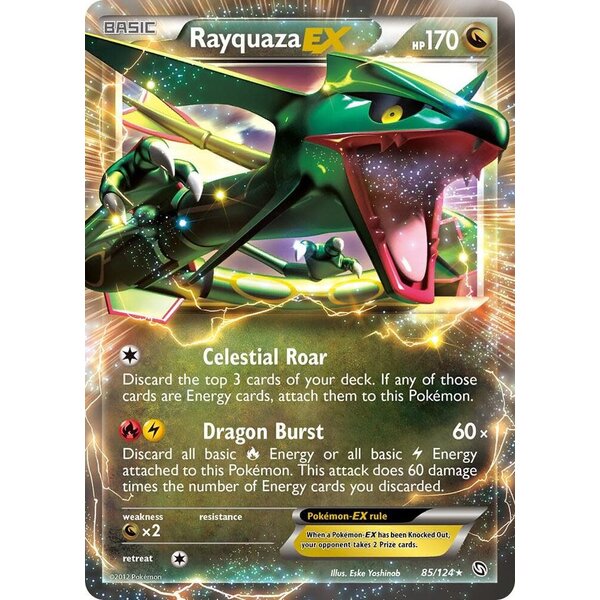 Pokemon Rayquaza EX (085) Heavily Played